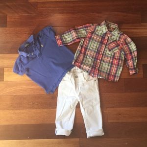 2 shirts (jeans sold separately)